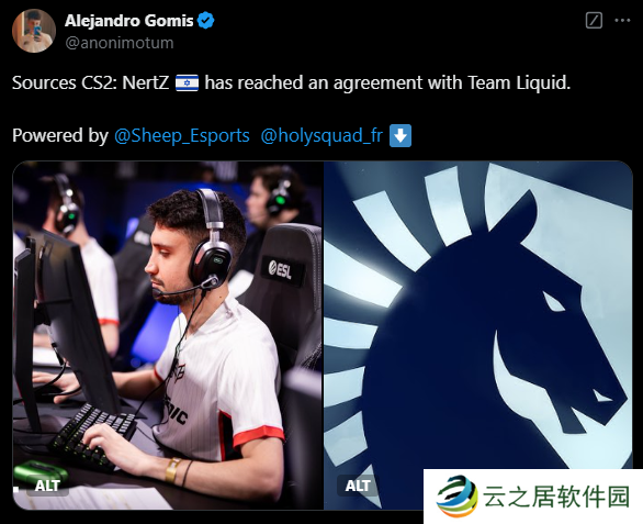 HLTV爆料：NertZ将加入Liquid